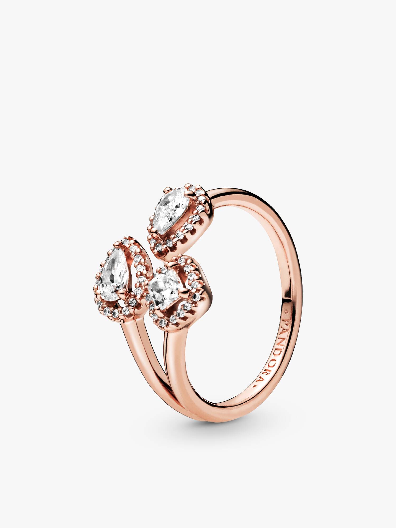 Geometric Shapes Open Ring
