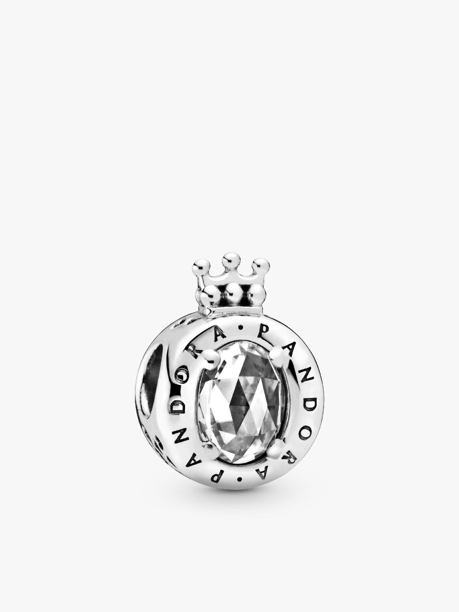 Clear Sparkling Crown O Charm