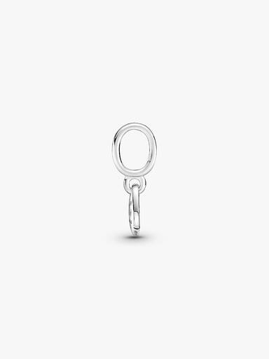 Stellar Blue Pavé Tilted Heart Dangle Charm