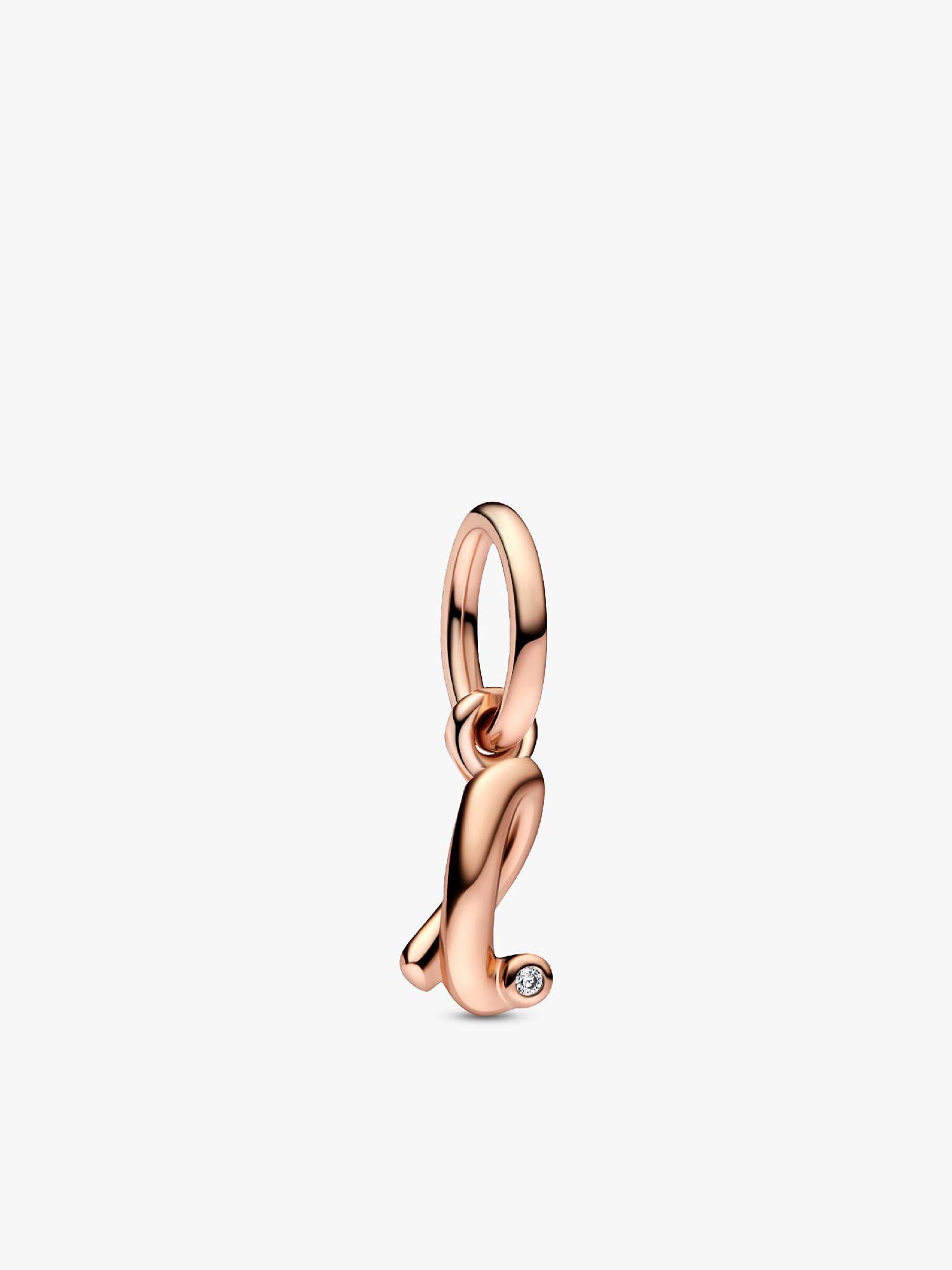 Letter l Script Alphabet Dangle Charm