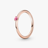 Pink Solitaire Ring Pink Solitaire Ring