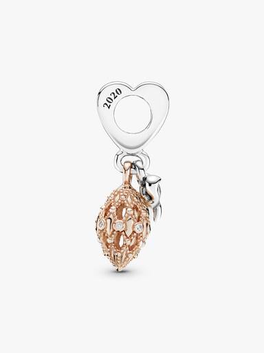Decorative Ornament Two-Tone Dangle Charm