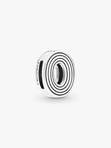 Pandora Reflexions letter O silver clip charm