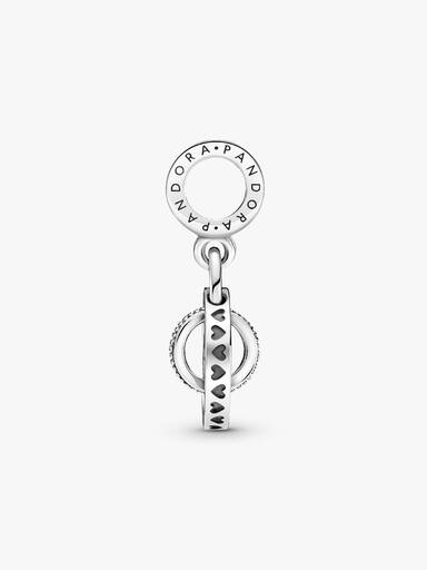 Pandora Logo Circles Dangle Charm