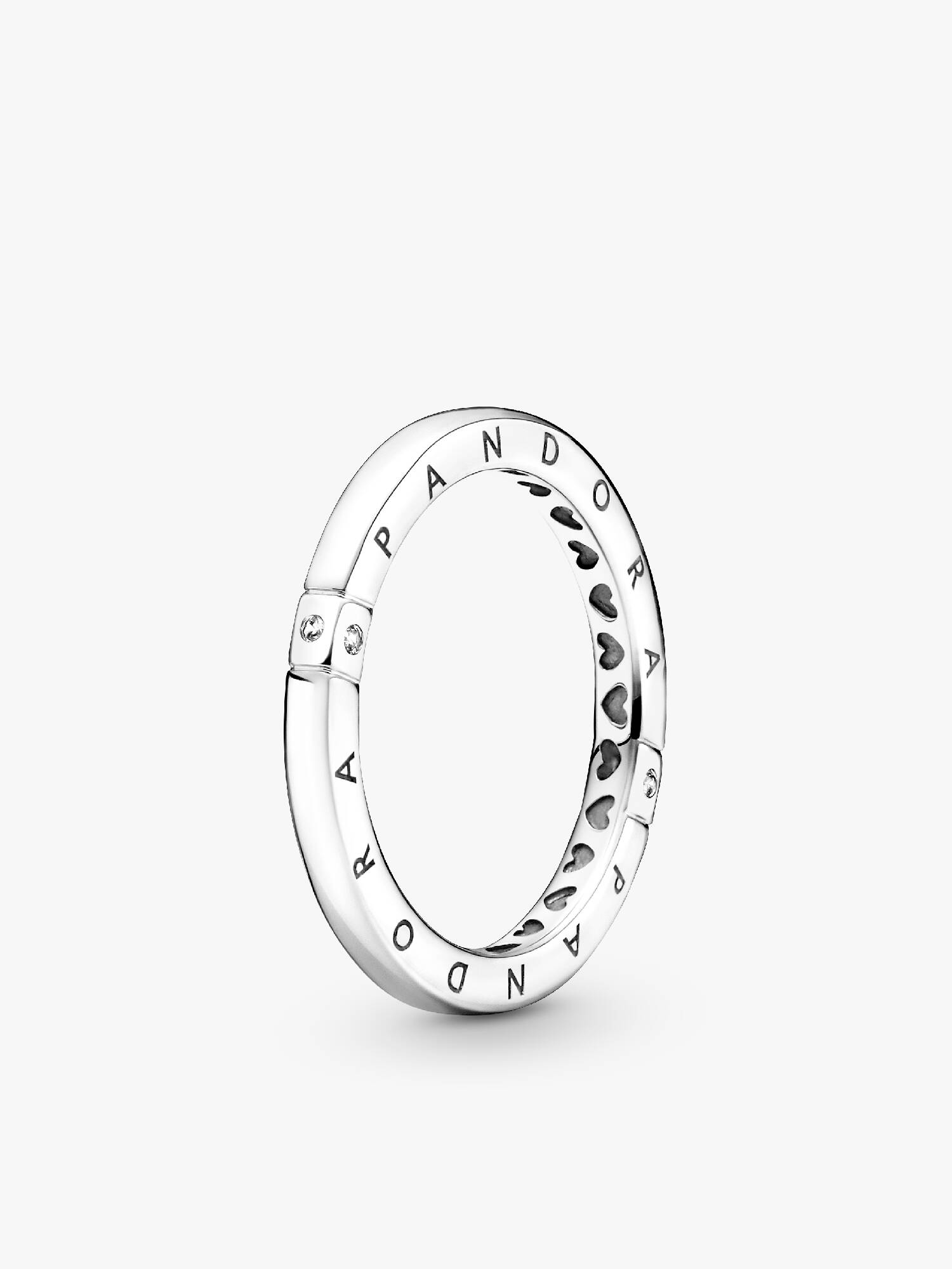 Logo & Hearts Ring