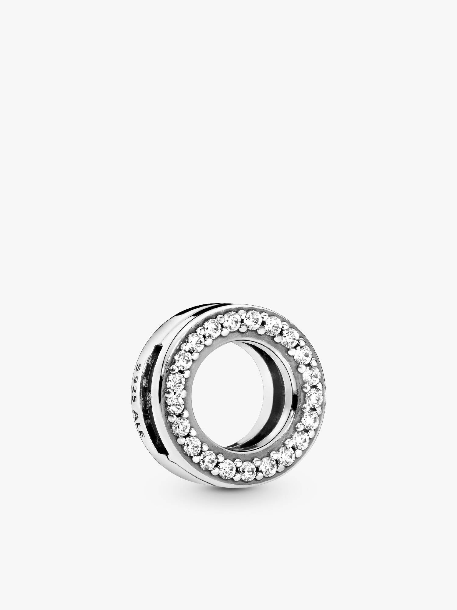 Circle of Pavé Clip Charm