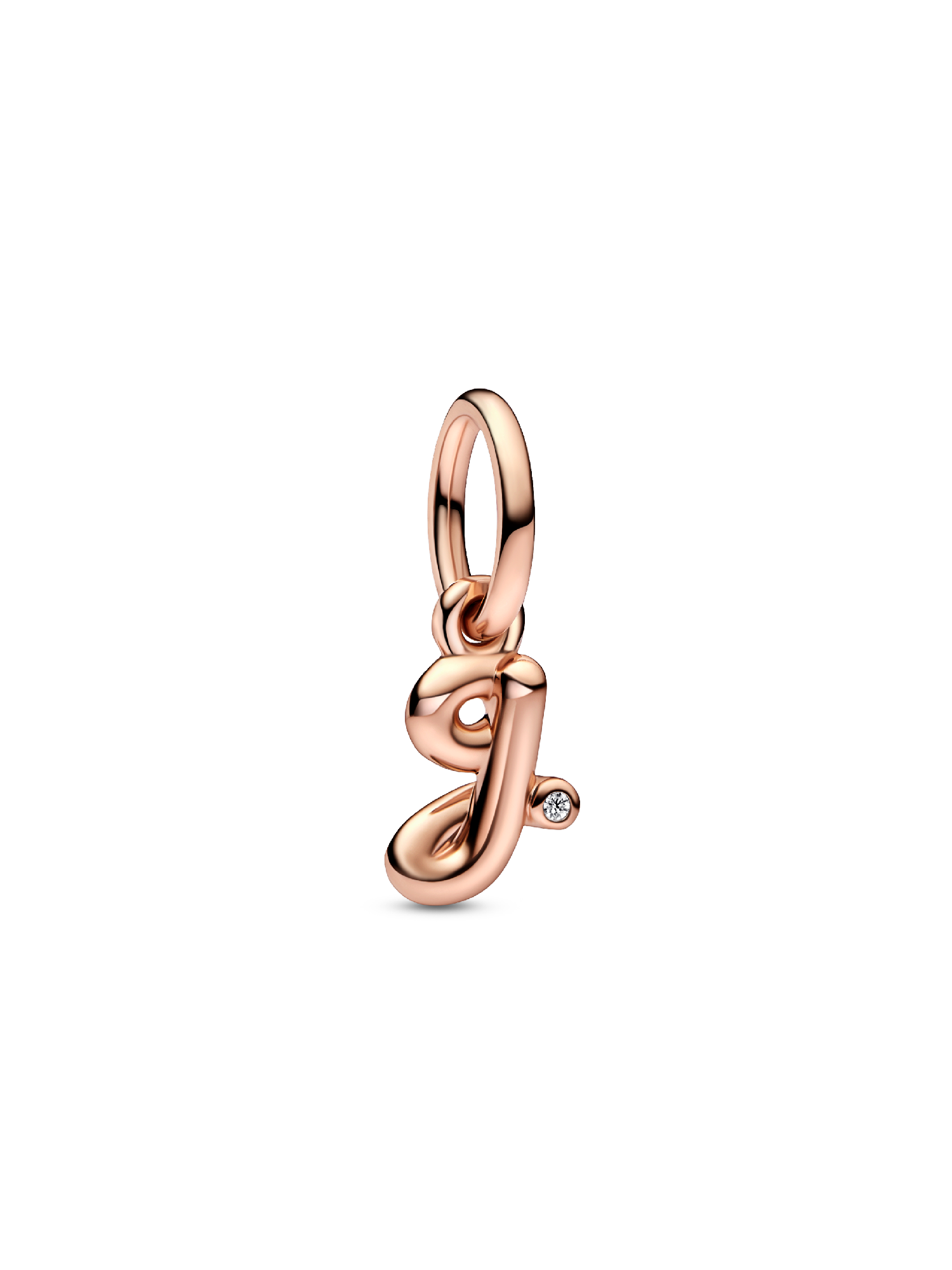Letter g Script Alphabet Dangle Charm