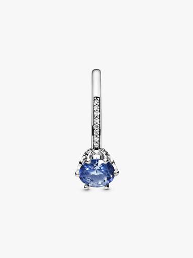 Blue Sparkling Crown Ring