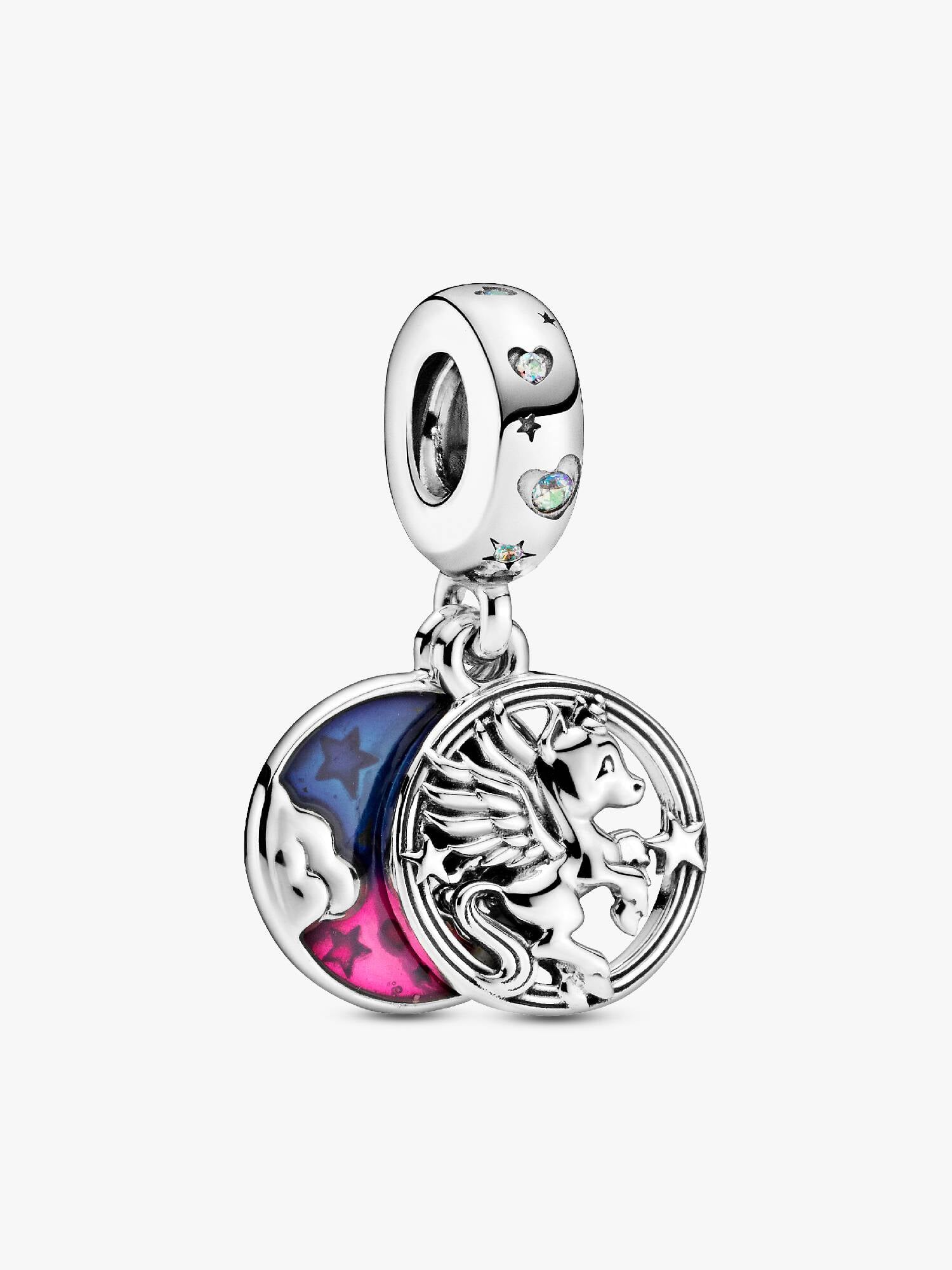 Magical Unicorn Double Dangle Charm