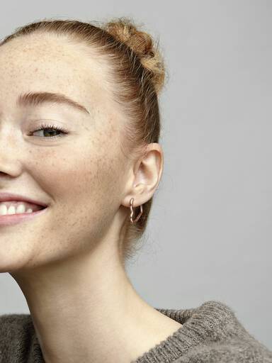 Asymmetric Heart Hoop Earrings
