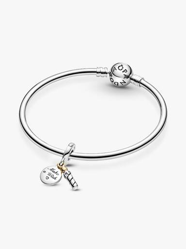 Two-tone Birthday Candle Dangle Charm