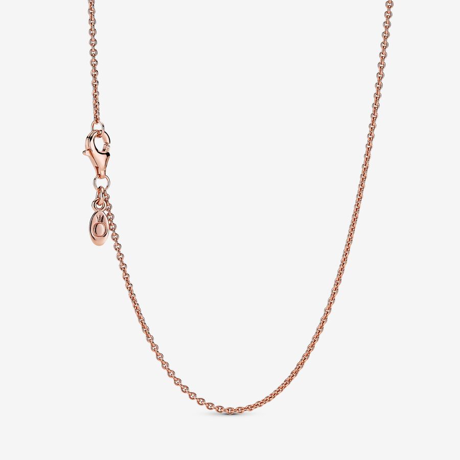 Necklace in 14k rose gold-plated image number 0