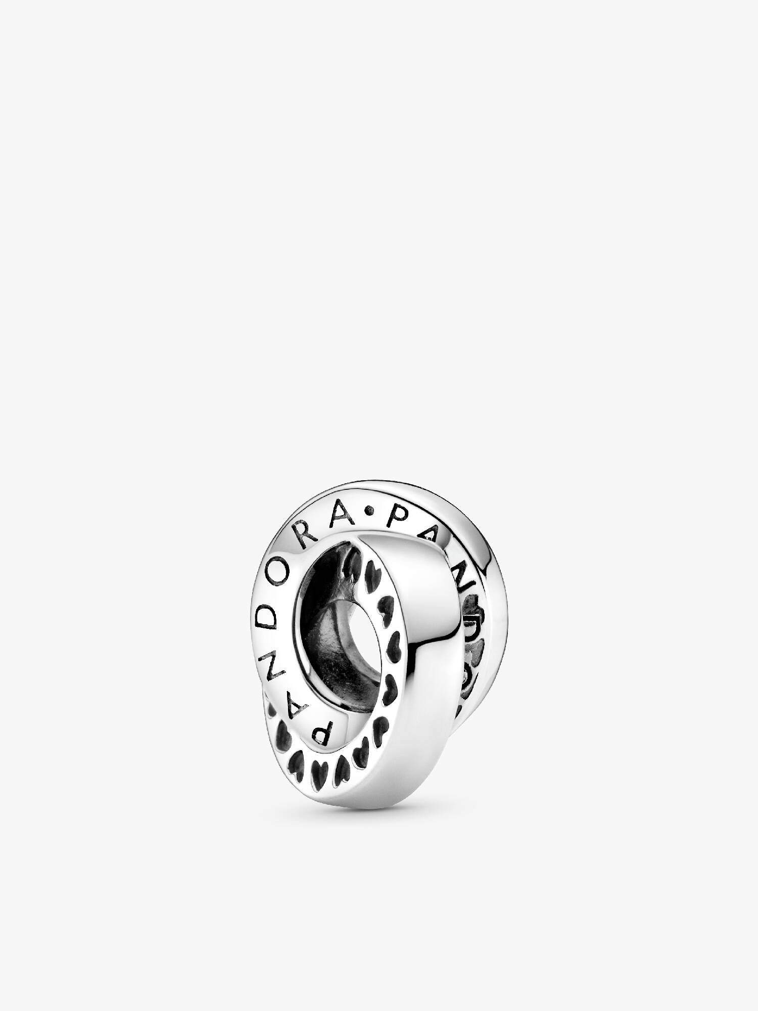 Logo & Heart Bands Spacer Charm