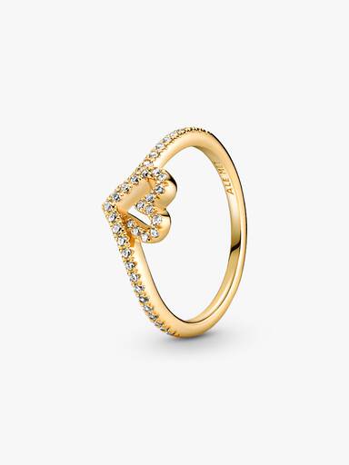 Wish Sparkling Heart Ring