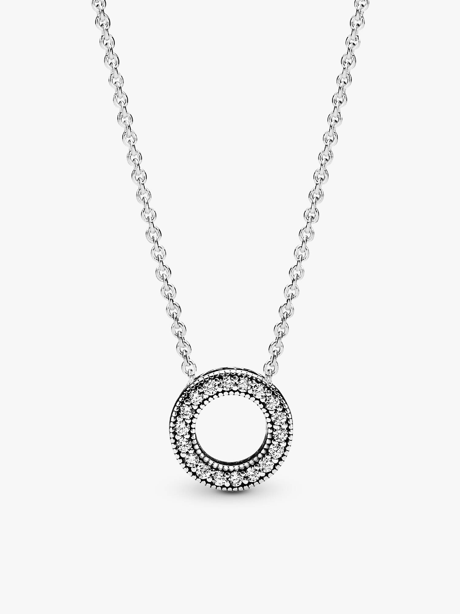 Pavé Circle Collier Necklace