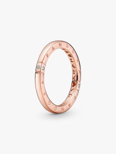 Logo & Hearts Ring