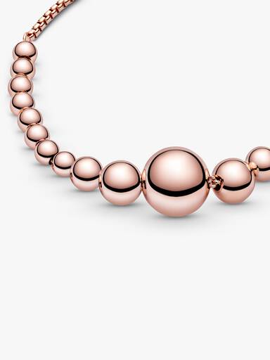 String of Beads Slider Bracelet