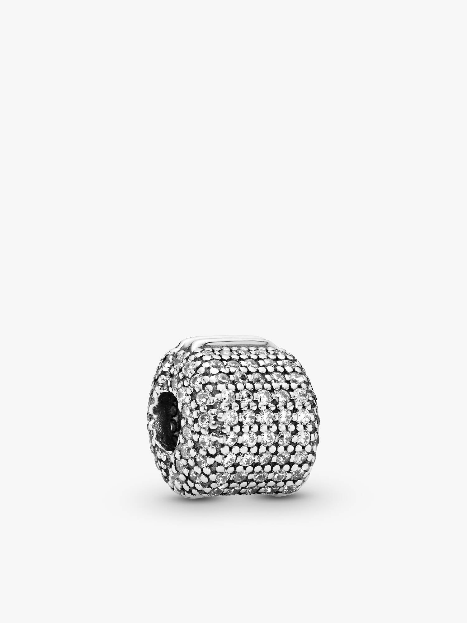 Pavé Barrel Clip Charm