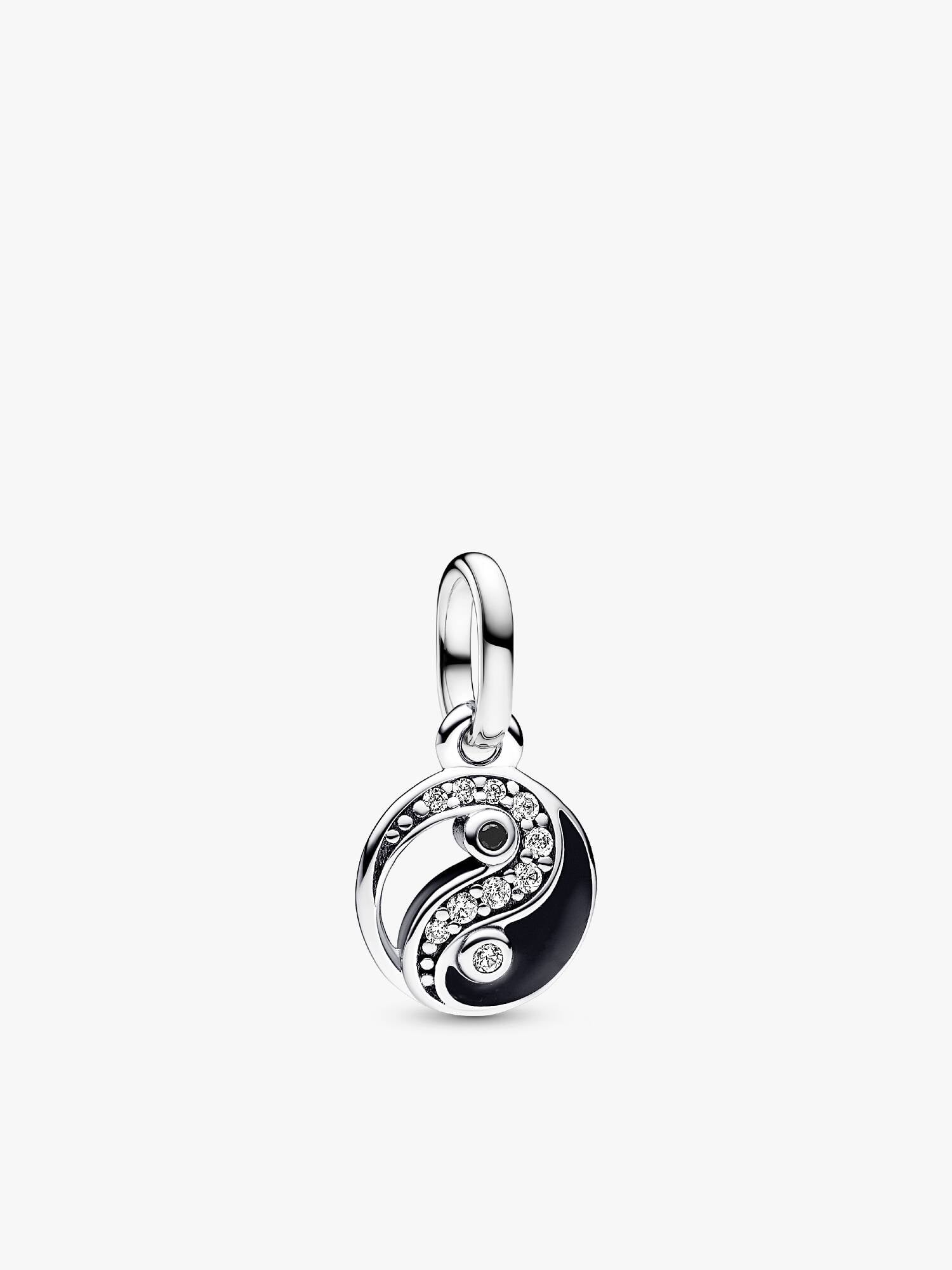 Sparkling Yin & Yang Mini Dangle Charm