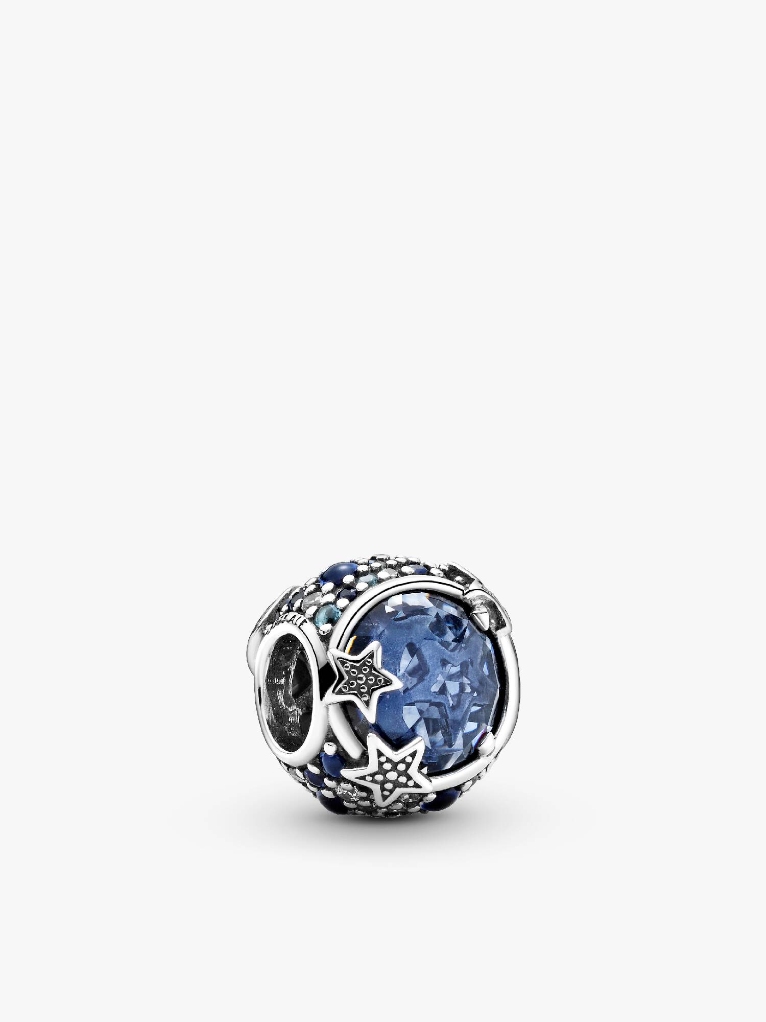 Celestial Blue Sparkling Stars Charm
