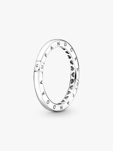 Logo & Hearts Ring