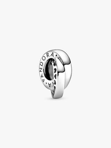 Logo & Heart Bands Spacer Charm