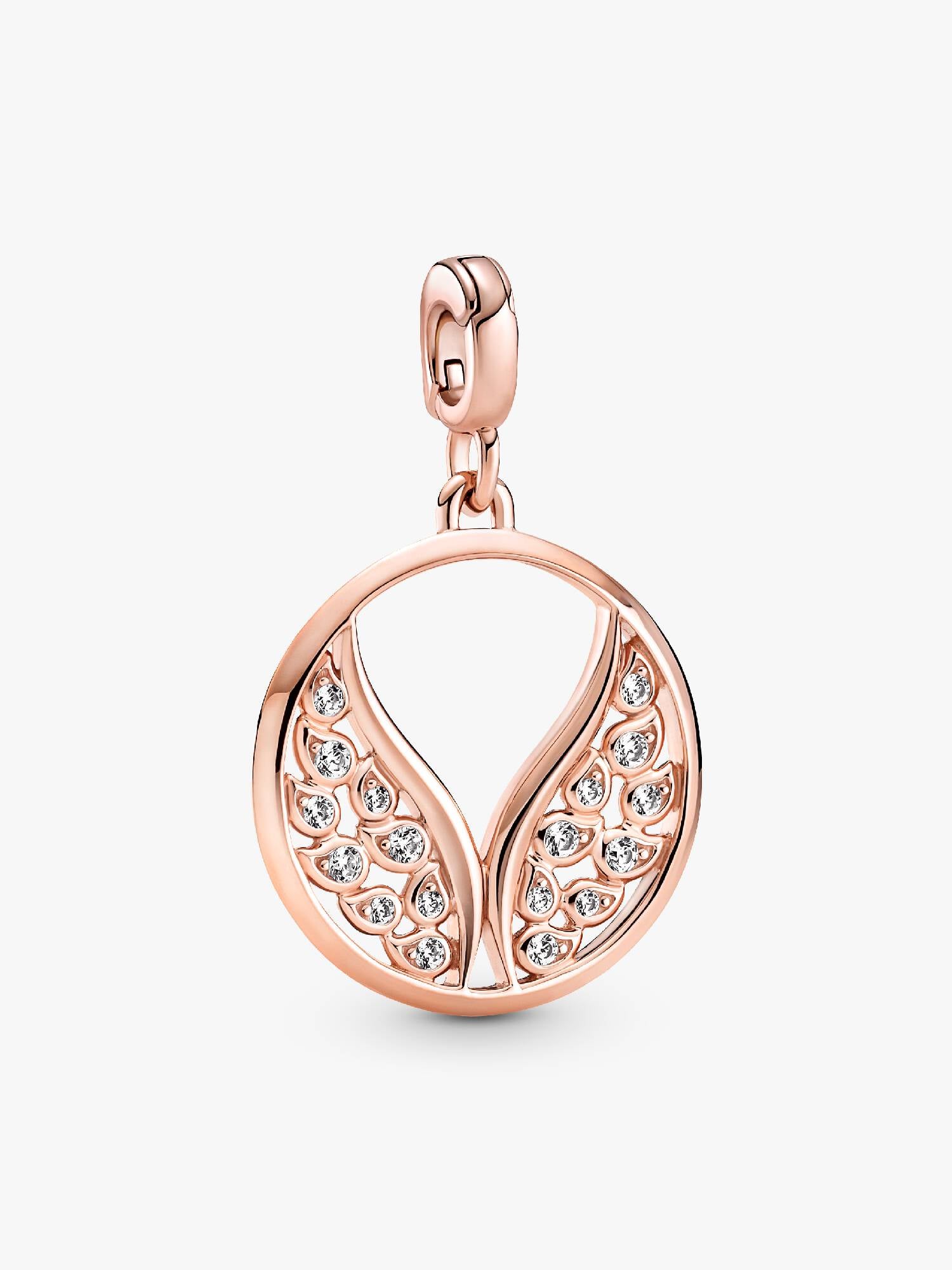 Pandora ME Burning Wings Medallion Charm