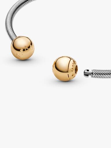 Pandora Moments Snake Chain Style Open Bangle