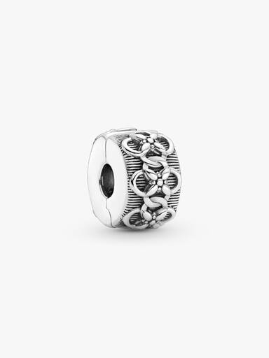 Flower Pattern Clip Charm