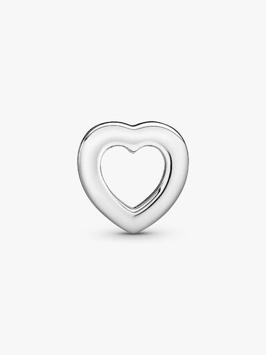 Pandora Logo Heart Clip Charm