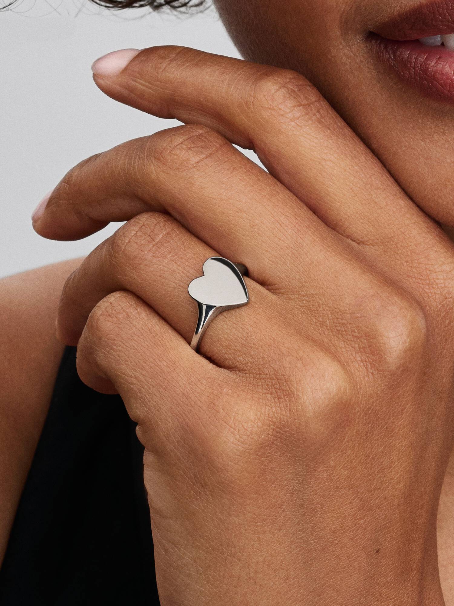 Engravable Heart Ring